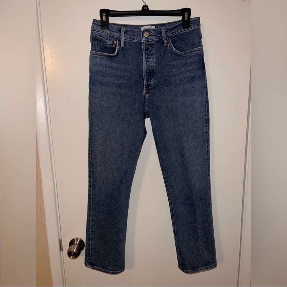 Agolde Women’s Riley Straight Ankle Jeans